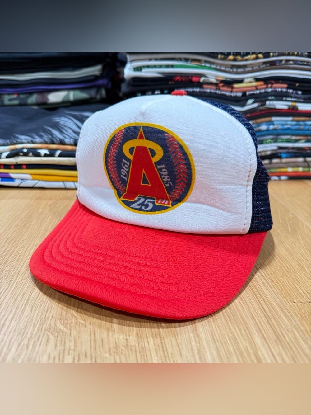 Vintage 80’s Anaheim Angels MLB Baseball SnapBack Trucker Hat